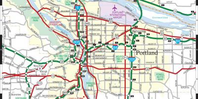 Карта Портланд Орегон