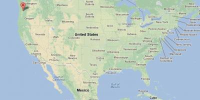 Портланд на мапи САД